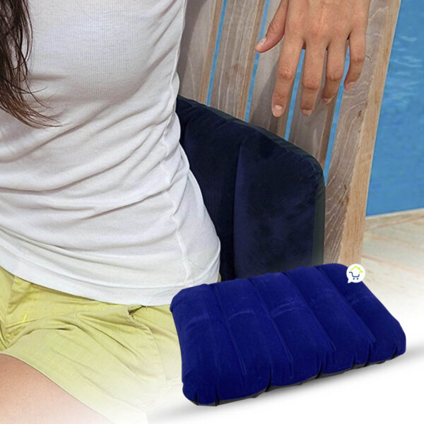 Almohada Portátil Multiusos Cojín Inflable Viajera