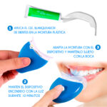 Blanqueador Dental Luz Led Gel Elimina Manchas