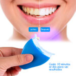 Blanqueador Dental Luz Led Gel Elimina Manchas