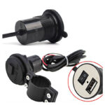 Cargador Usb Para Moto Impermeable 12V Celular 8644