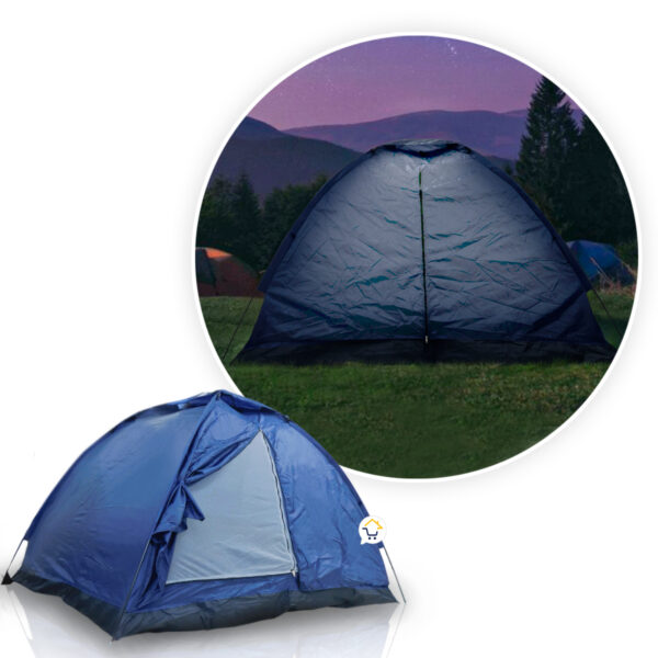 Carpa Camping Armable Semi Impermeable 4 Personas