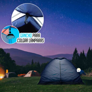 Carpa Camping Armable Semi Impermeable 4 Personas