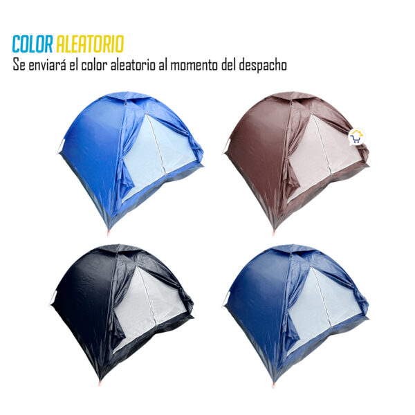 Carpa Camping Armable Semi Impermeable 4 Personas