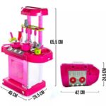 Cocina Infantil Niñas Maletín + Luces Sonidos Rf 00858