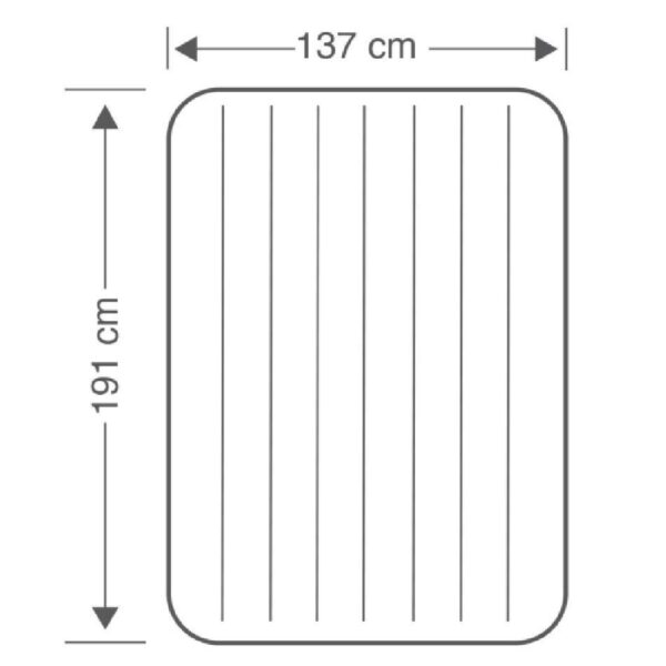 Colchon Doble Inflable 64758 Intex 137X191 Cm