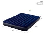 Colchón Inflable + Almohadas + Inflador Manual Sencillo Camping Cama