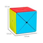 Cubo Rubik Rompecabezas 5.5 Cm Cubo Mágico Colores