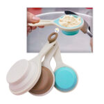 Cucharas Medidoras Plegables X3 Taza Porcionera Cocina