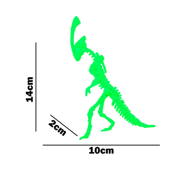 Dinosaurio Para Armar Que Brilla En La Oscuridad