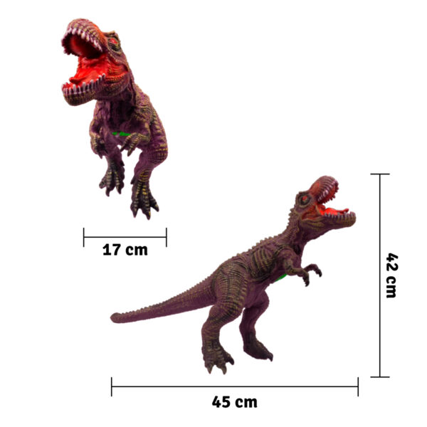 Figura Dinosaurio Tiranosaurio Rex Grande Sonidos Detalles Pintura