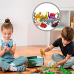 Set X6 Figuras Dinosaurios Juguete Didáctico Niños