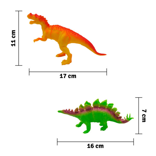 Set X6 Figuras Dinosaurios Juguete Didáctico Niños