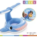 Flotador De Ballena Con Techo Para Bebé Intex