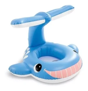 Flotador De Ballena Con Techo Para Bebé Intex