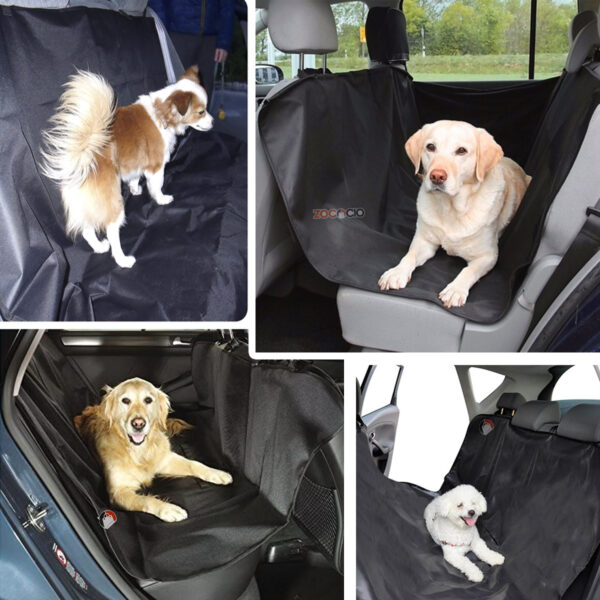 Funda Protectora De Asiento Trasero De Coche Para Mascotas