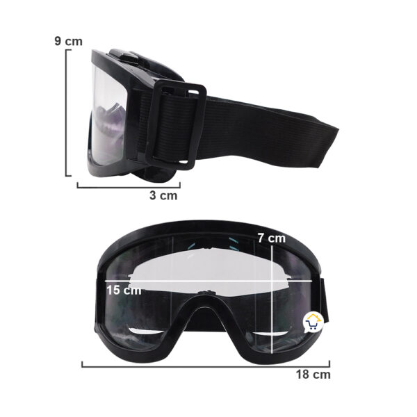 Gafas Motocross Anti Fluido Transparente Ajustables Antiparras