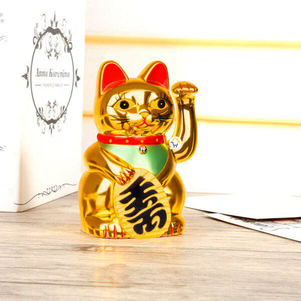 Gato De La Suerte Figura Decorativa Móvil Maneki Neko