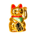 Gato De La Suerte Figura Decorativa Móvil Maneki Neko