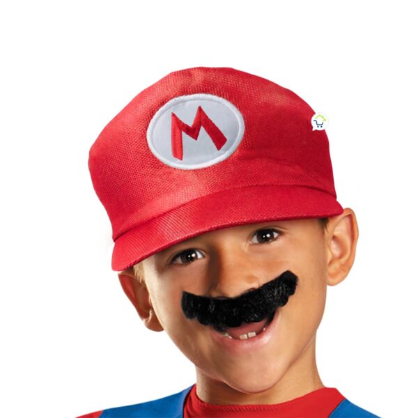 Gorra Mario Bros Disfraz Infantil Caricatura Videojuegos