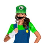 Gorra Mario Bros Disfraz Infantil Caricatura Videojuegos