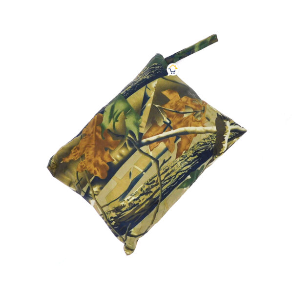 Impermeable Lluvia Chubasquero Camuflado Capucha Bolso Chimrt