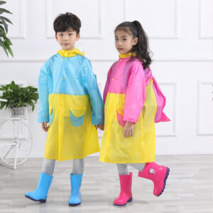 Impermeable De Niño Para Lluvia Con Cobertor De Maleta