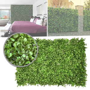 Jardín Vertical Artificial Panel 40X60 Muro Follaje Ecológico