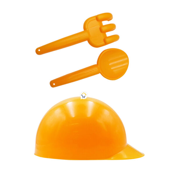 Juego Construcción Volqueta Casco Herramientas Niño