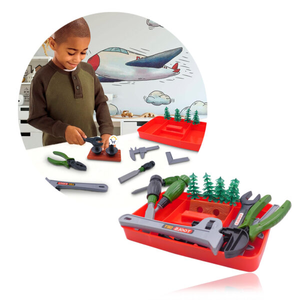 Juguete Set De Herramientas Juego Kit Carpintería Infantil