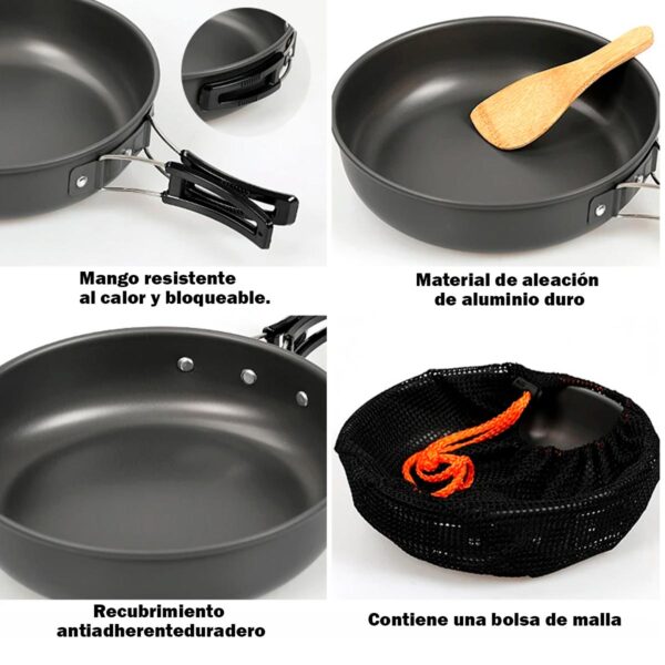 Kit De Camping Cocina Portátil Completo Portable