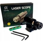 Laser Punto Rojo Para Mira Rifle Scope Tactica Riel Estandar