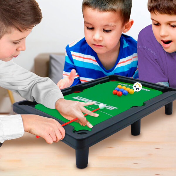 Mesa De Billar Pool Mini Juego De Mesa Infantil