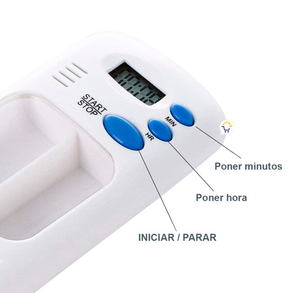 Mini Pastillero Alarma Recordatorio Medicina