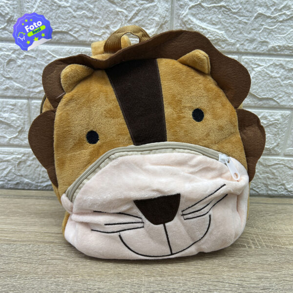 Mochila Infantil De Peluche Con Divertidos Diseños De Animales