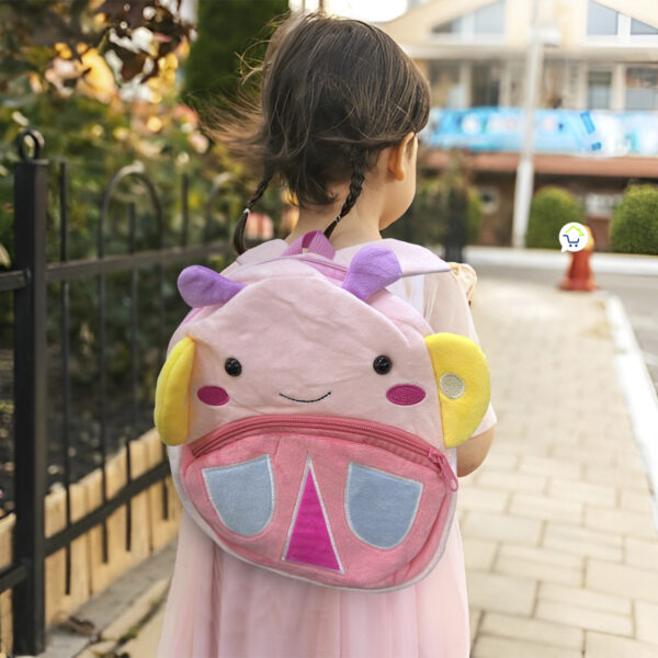 Mochila Infantil De Peluche Con Divertidos Diseños De Animales