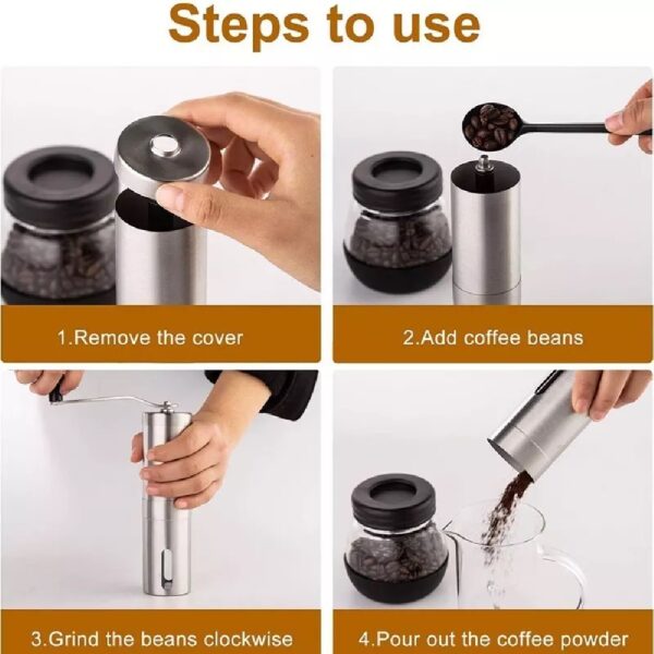 Molino De Cafe Manual Acero Molinillo Moledor Coffee Grinder