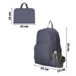 Morral Impermeable Plegable Mochila Viaje 2 Bolsillos