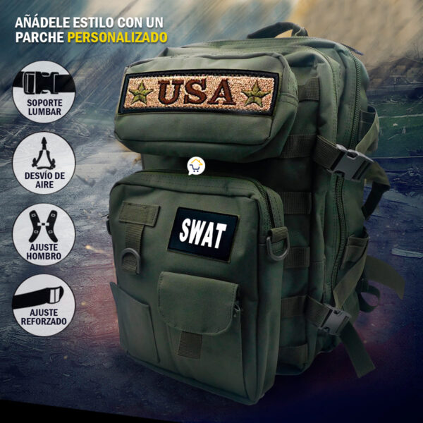 Morral Militar 40 Litros Bolso Táctico Supervivencia Camping