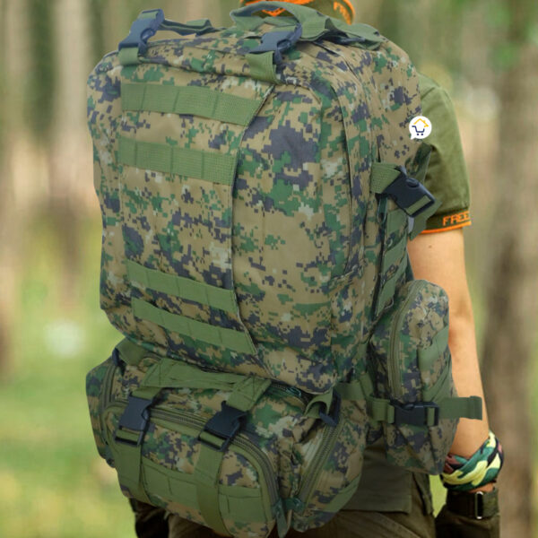 Morral Militar Grande 56 Litros Táctico Asalto Camping