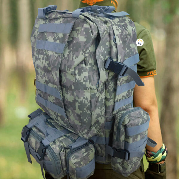 Morral Militar Grande 56 Litros Táctico Asalto Camping