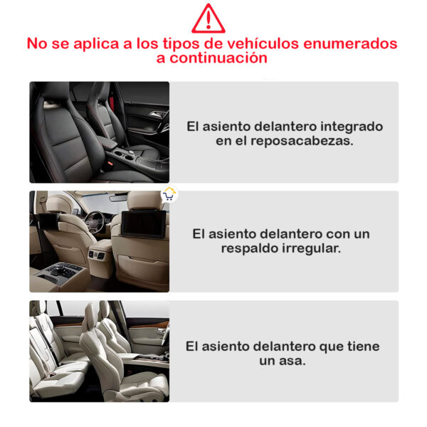 Organizador Asiento Trasero Carro Soporte Para Tablet Coche