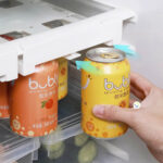 Organizador De Bebidas En Lata Para Nevera Ahorra Espacio Refrigerador