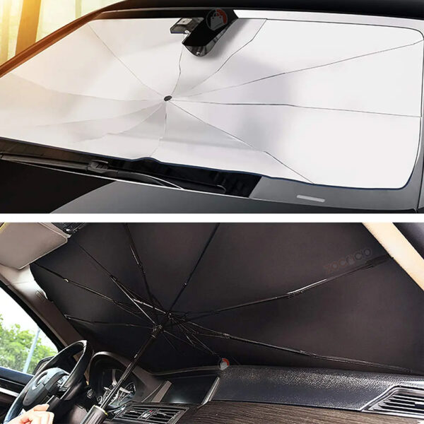 Parasol De Auto Protección De Parabrisas Sombrilla Plegable