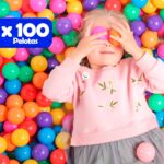 Pelotas X100 Para Piscina Multicolor Plásticas