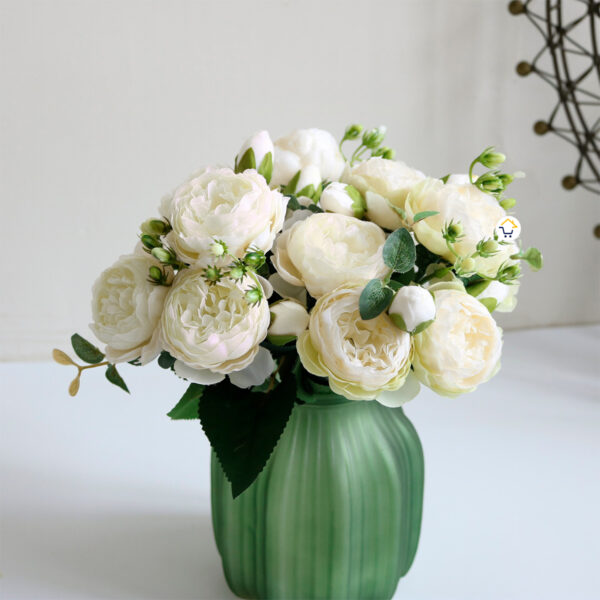 Peonías Flores Artificiales Decorativas Realistas Arreglos Boda