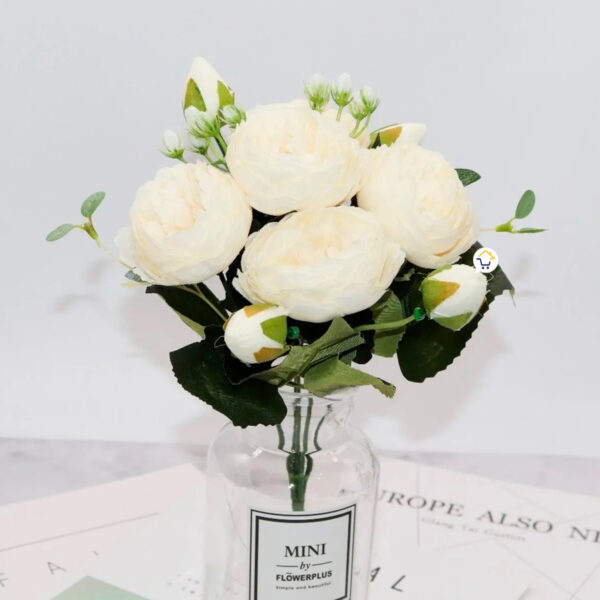 Peonías Flores Artificiales Decorativas Realistas Arreglos Boda