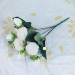 Peonías Flores Artificiales Decorativas Realistas Arreglos Boda