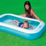 Piscina Hinchable Rectangular 166 X100 X28 Cm, 90Lts