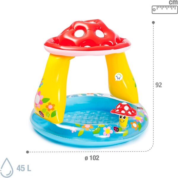 Piscina Inflable Hongo Infantil