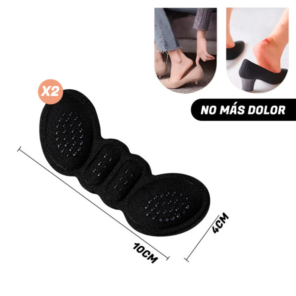 Plantillas Para Tacones X4 Protector Talón Almohadillas Zapatos Tacón